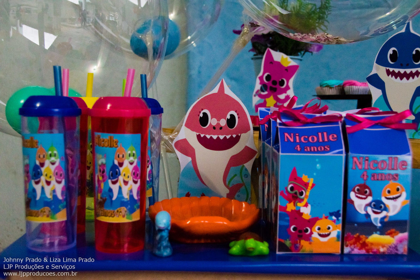 FESTA INFANTIL 4 ANOS - NICOLLE E O MUNDO DO BABY SHARK FESTA INFANTIL 4 ANOS - NICOLLE E O MUNDO DO BABY SHARK